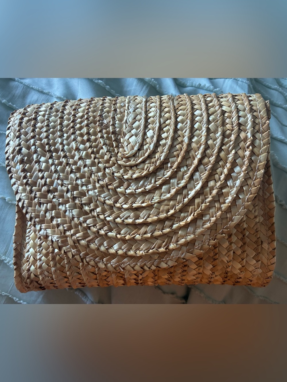Straw Clutch Bag –Summer Beach Handbag